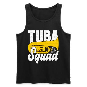 Tuba tuba player - Men's Premium Organic Tank Top - black - Front - Michal (187cm)