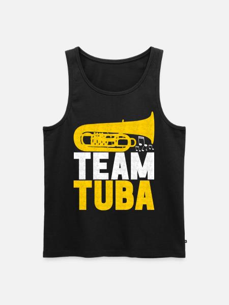 Tuba tuba player - Men's Premium Organic Tank Top - black