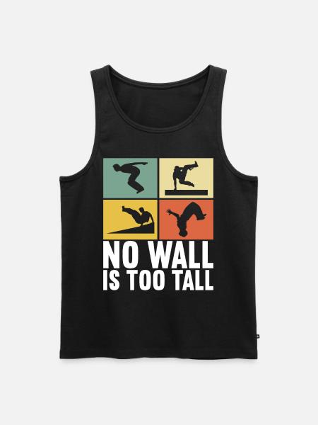 Parkour Freerunning - Men's Premium Organic Tank Top - black