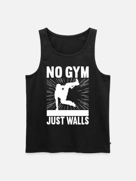 Parkour Freerunning - Men's Premium Organic Tank Top - black