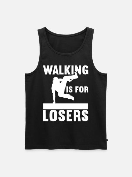 Parkour Freerunning - Men's Premium Organic Tank Top - black