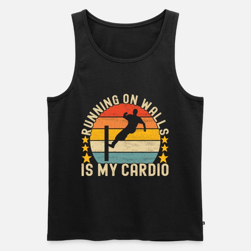 Parkour Freerunning - Männer Premium Bio Tank Top - Schwarz