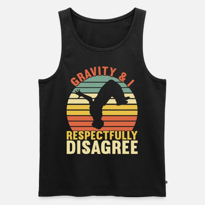 Parkour Freerunning - Männer Premium Bio Tank Top - Schwarz