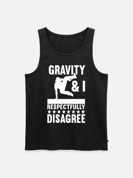 Parkour Freerunning - Men's Premium Organic Tank Top - black