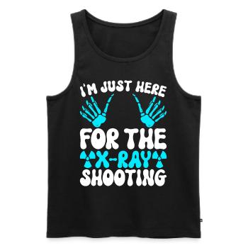 Radiology Radiologist - Men's Premium Organic Tank Top - black - Front - AI Model Male 178 light (178cm)