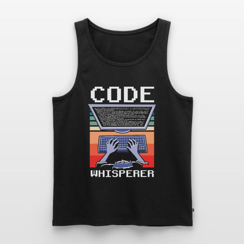 CodeWhisperer Programmeur Codeur Coder Débardeur bio Premium Homme