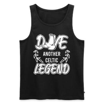 Dove Another Celtic Legend - Männer Premium Bio Tank Top - Schwarz - Vorne - AI Model Male 178 light (178cm)