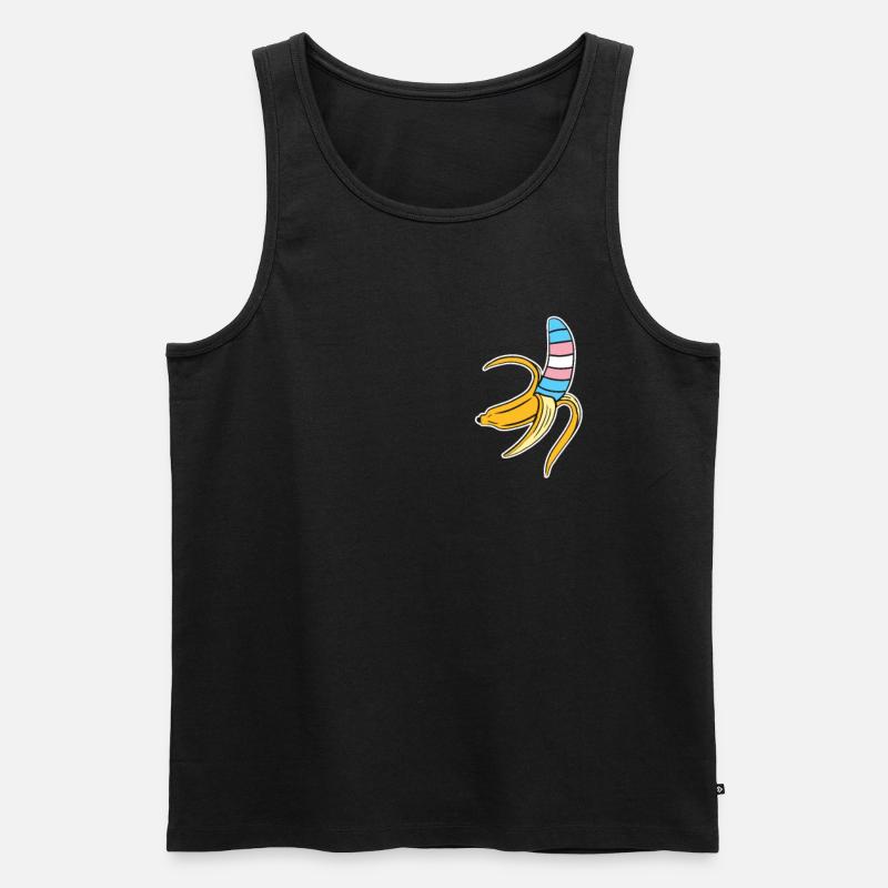 Transgender Trans LGBTQ - Männer Premium Bio Tank Top - Schwarz