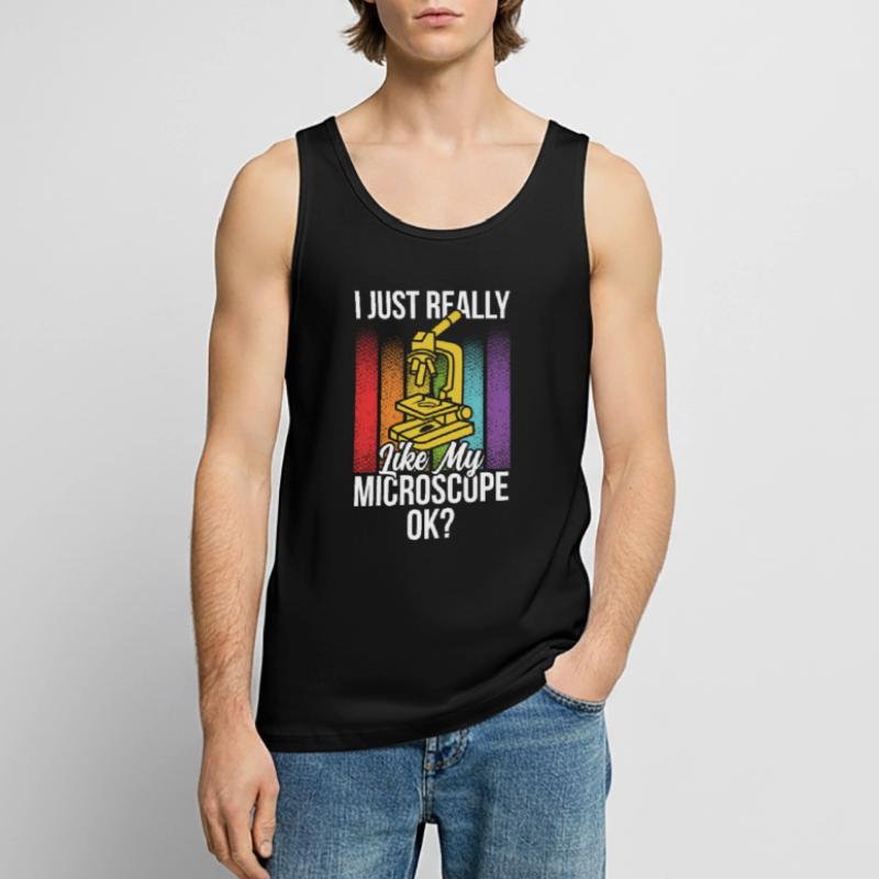 I just really like my microscope Microscope Men's Premium Organic Tank Top
