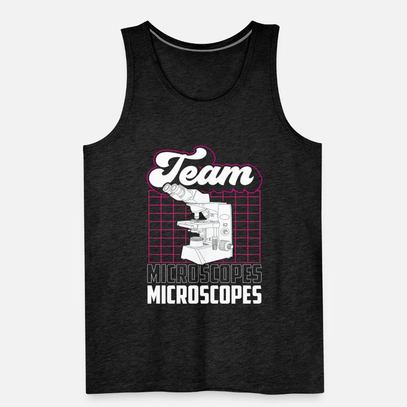 Équipe Microscopes Microscope Dictons Microscopes Débardeur bio Premium Homme