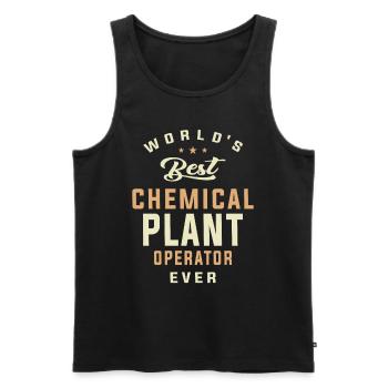 World's Best Chemical Plant Operator Ever - Men's Premium Organic Tank Top - black - Front - Michal (187cm)