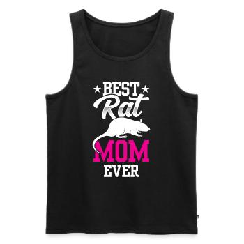 Best Rat Mom Ever Rat Mom Rats - Men's Premium Organic Tank Top - black - Front - Michal (187cm)
