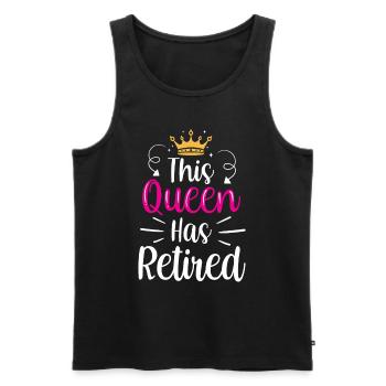 Diese Königin Hat Sich Zur Ruhe Gesetzt Großmutter - Männer Premium Bio Tank Top - Schwarz - Vorne - AI Model Male 178 light (178cm)