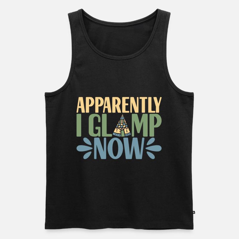 Glamping Glamper - Männer Premium Bio Tank Top - Schwarz