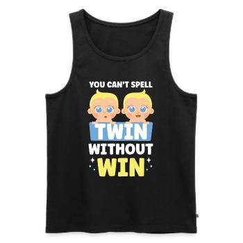 Gemini Sarcastic Humor Gemini Funny - Men's Premium Organic Tank Top - black - Front - Michal (187cm)