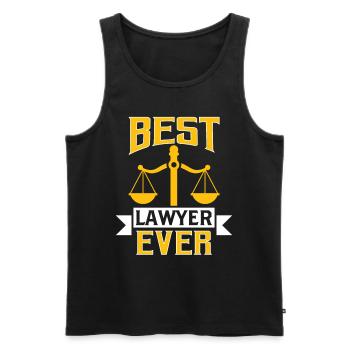 Meilleur avocat de tous les temps Avocat Avocat - Débardeur bio Premium Homme - noir - Devant - Michal (187cm)