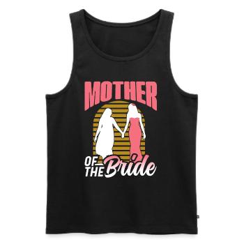 Mutter Der Braut Party Heiraten Bräute Hochzeit - Männer Premium Bio Tank Top - Schwarz - Vorne - AI Model Male 178 light (178cm)