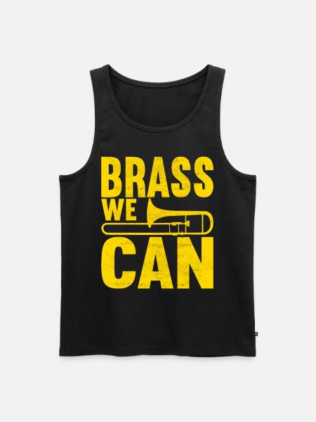 Posaune Trombone - Men's Premium Organic Tank Top - black
