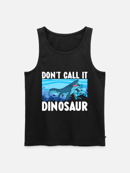 Mosasaurus Dinosaur - Men's Premium Organic Tank Top - black