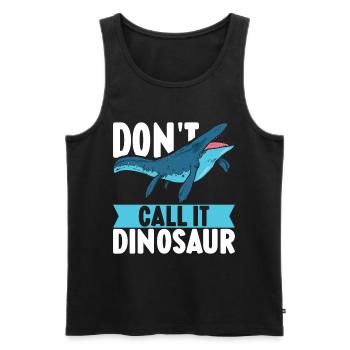 Mosasaurus Dinosaur - Men's Premium Organic Tank Top - black - Front - AI Model Male 178 light (178cm)