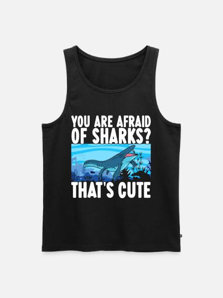 Mosasaurus Dinosaur - Men's Premium Organic Tank Top - black