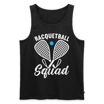 Racquetball Racquetball Player - Men's Premium Organic Tank Top - black - Front - Michal (187cm)