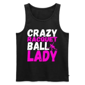 Racquetball Racquetball Player - Men's Premium Organic Tank Top - black - Front - Michal (187cm)