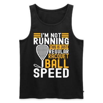 Racquetball Racquetball Player - Men's Premium Organic Tank Top - black - Front - Michal (187cm)