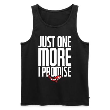 Just One More Koi I Promise - Männer Premium Bio Tank Top - Schwarz - Vorne - AI Model Male 178 light (178cm)