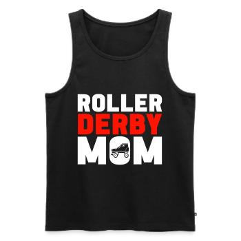 Roller derby - Débardeur bio Premium Homme - noir - Devant - AI Model Male 178 light (178cm)