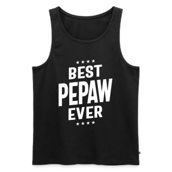 Best Pepaw Ever - Legendary Grandpa Love - Men's Premium Organic Tank Top - black - Front - Michal (187cm)