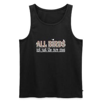 Bird-Watching for All: Embrace Every Avian Species - Männer Premium Bio Tank Top - Schwarz - Vorne - Michal (187cm)