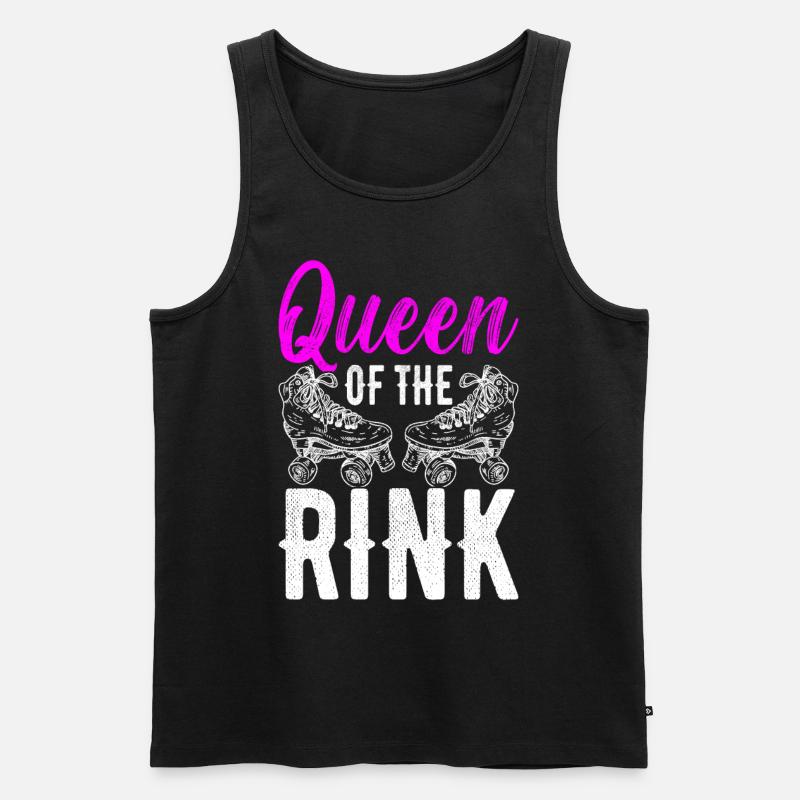 Roller Derby - Männer Premium Bio Tank Top - Schwarz