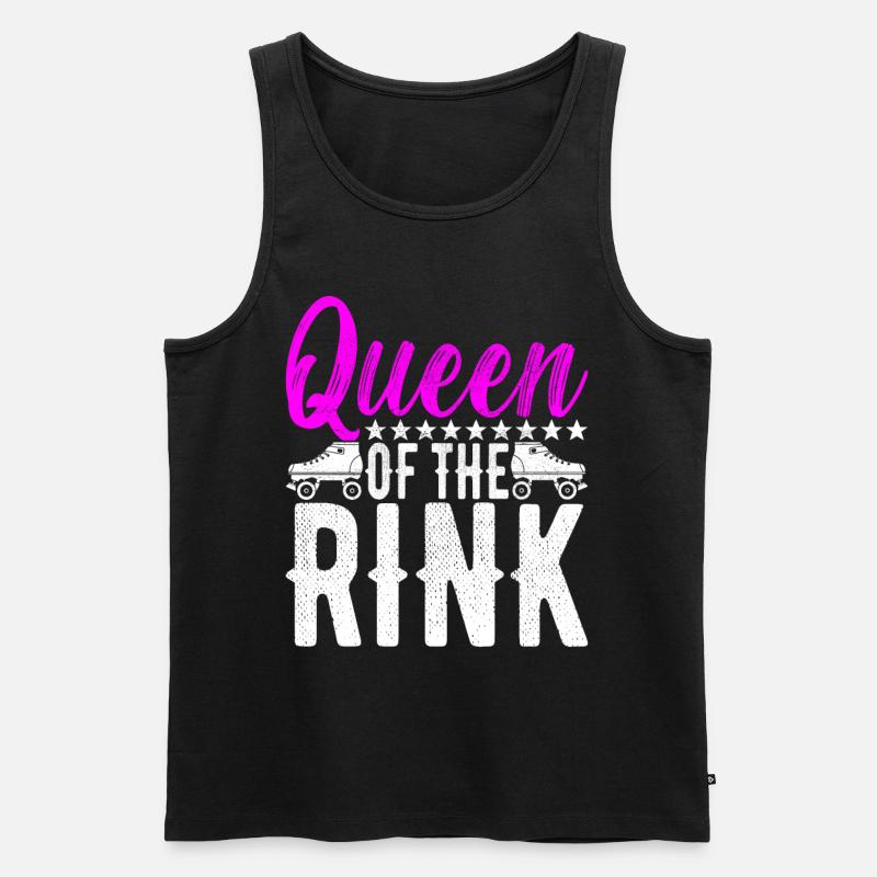 Roller Derby - Männer Premium Bio Tank Top - Schwarz