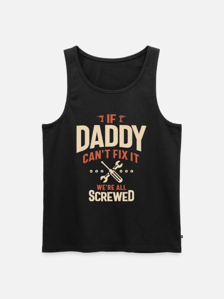 Daddy - Our Last Hope - Men's Premium Organic Tank Top - black