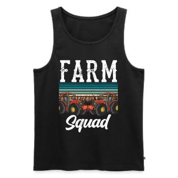 Farm Team Agriculture Farmer Farmer Farmer - Men's Premium Organic Tank Top - black - Front - Michal (187cm)