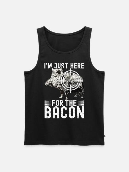 Jäger Wildschwein Jagen - Männer Premium Bio Tank Top - Schwarz