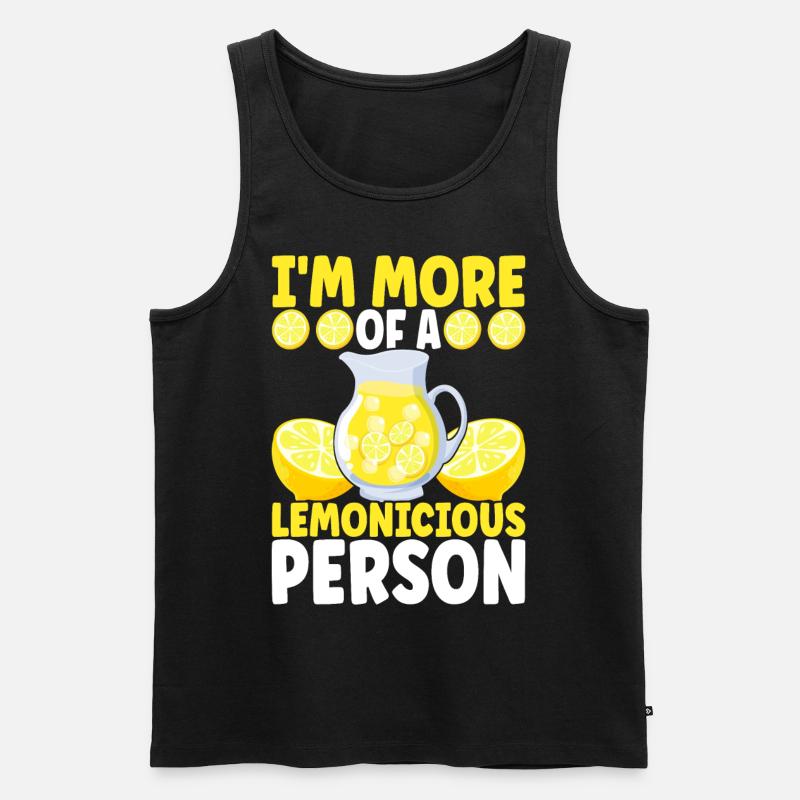 Limonade Limonadenstand - Männer Premium Bio Tank Top - Schwarz