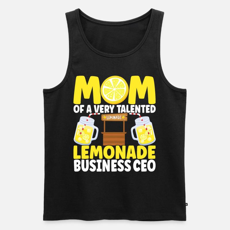 Limonade Limonadenstand - Männer Premium Bio Tank Top - Schwarz