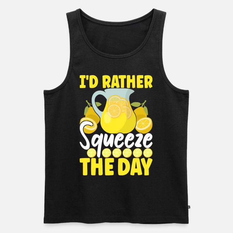 Limonade Limonadenstand - Männer Premium Bio Tank Top - Schwarz