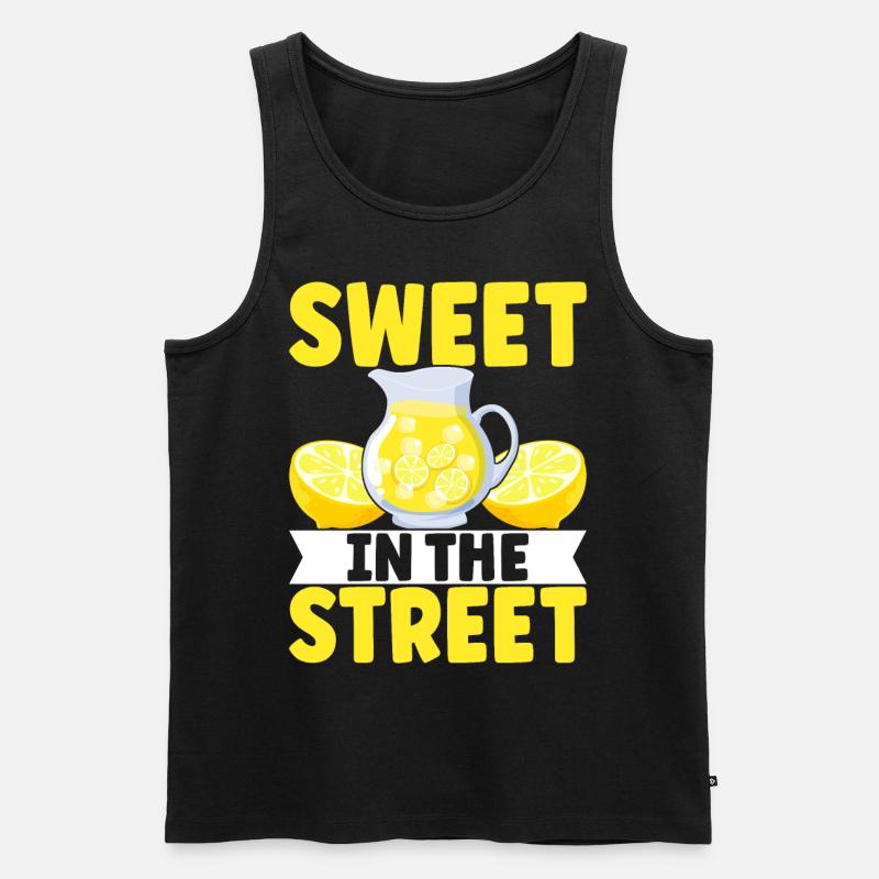 Limonade Limonadenstand - Männer Premium Bio Tank Top - Schwarz