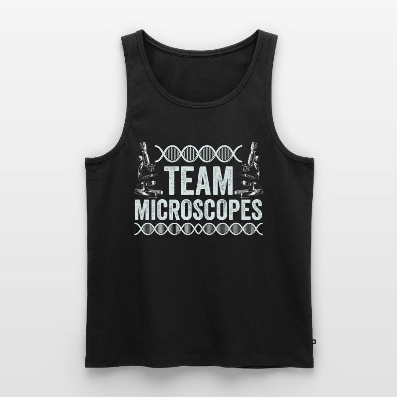 Équipe Microscopes Microscopes Dictons Microscope Débardeur bio Premium Homme