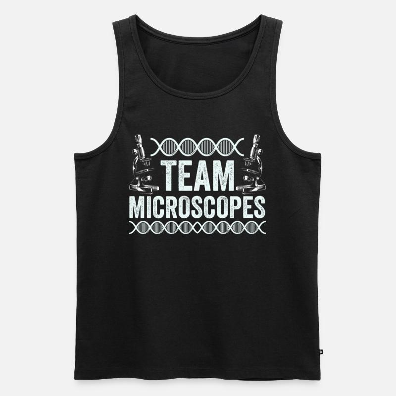 Équipe Microscopes Microscopes Dictons Microscope - Débardeur bio Premium Homme - noir