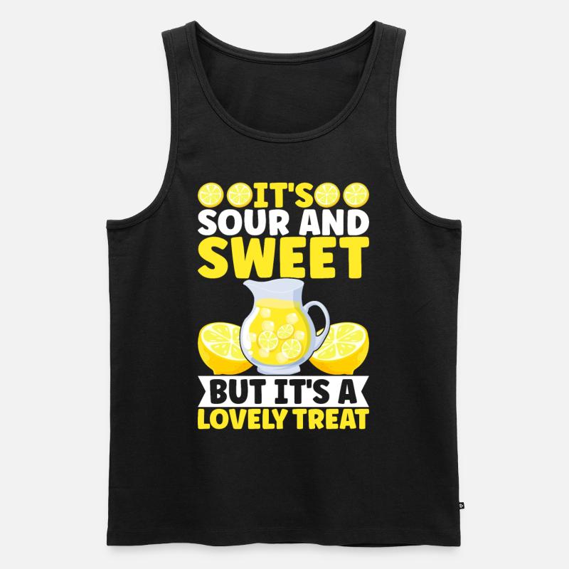 Limonade Limonadenstand - Männer Premium Bio Tank Top - Schwarz