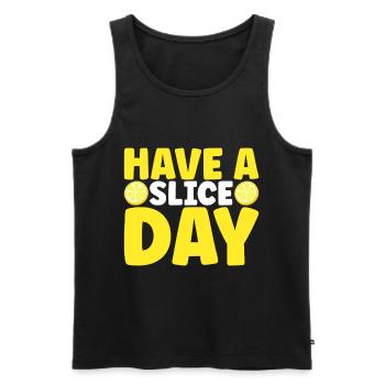 Limonade Limonadenstand - Männer Premium Bio Tank Top - Schwarz - Vorne - Michal (187cm)