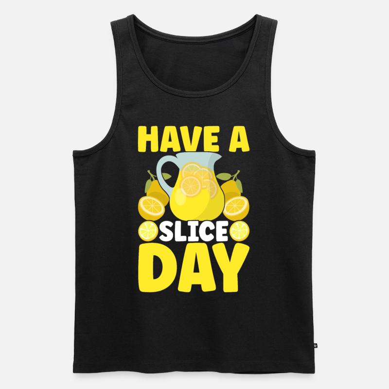 Limonade Limonadenstand - Männer Premium Bio Tank Top - Schwarz