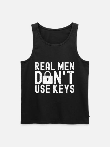 Schlüsseldienst Locksmith Dietrich - Men's Premium Organic Tank Top - black