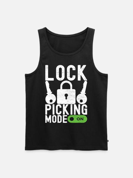 Schlüsseldienst Locksmith Dietrich - Men's Premium Organic Tank Top - black