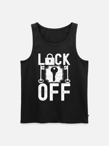 Schlüsseldienst Locksmith Dietrich - Men's Premium Organic Tank Top - black