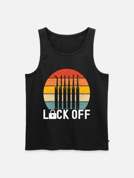 Schlüsseldienst Locksmith Dietrich - Men's Premium Organic Tank Top - black
